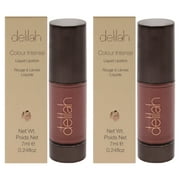 Colour Intense Liquid Lipstick - Beau by Delilah for Women - 0.24 oz Lipstick - Pack of 2