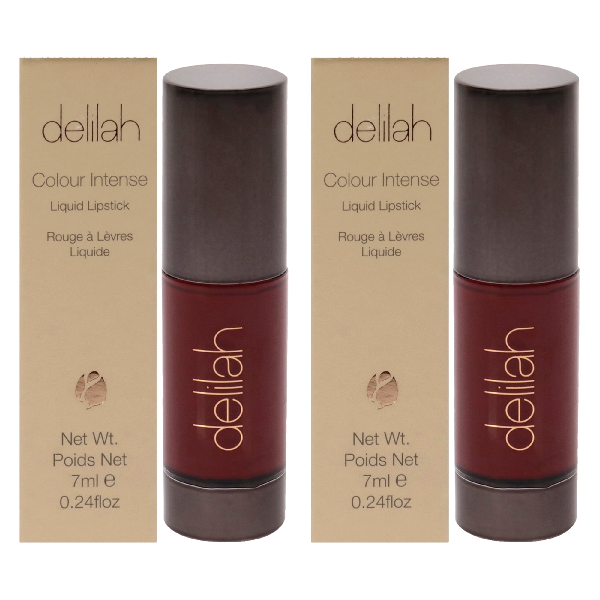 Colour Intense Liquid Lipstick - Retro by Delilah for Women - 0.24 oz Lipstick - Pack of 2