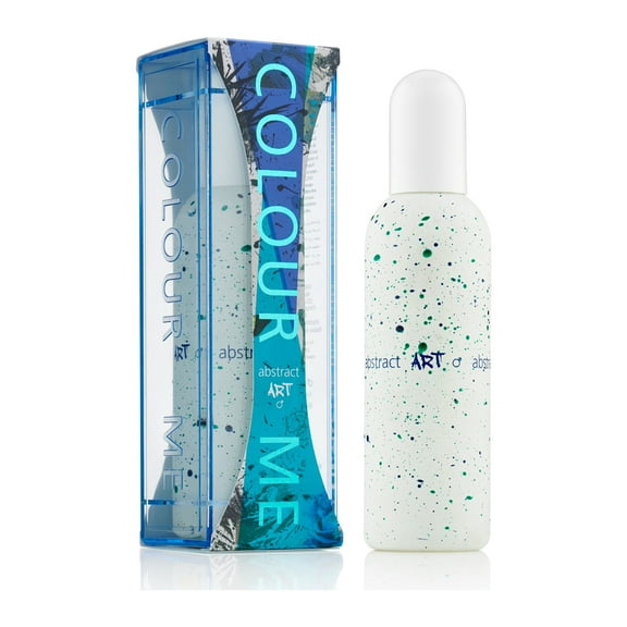 Colour Me Abstract Art by Milton-Lloyd, Mens EDP Cologne, 3 oz
