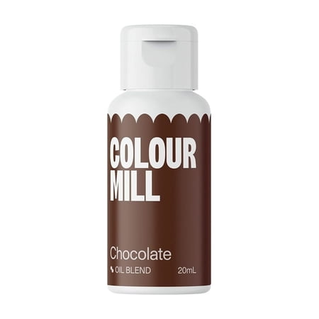 Colour Mill Oil Based Food Coloring Chocolate 20 mL Food Dye Oil Blend Vegan Liquid Food Coloring Drops for Buttercream Fondant Cake Icing Color