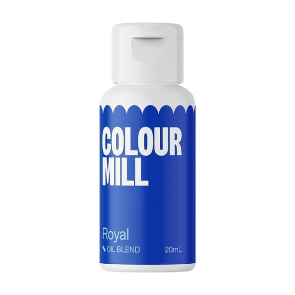 Colour Mill Oil Based Food Coloring, Royal, 20 mL, Vegan Food Dye, Oil Blend for Buttercream, Chocolate, Fondant, Cake Batter