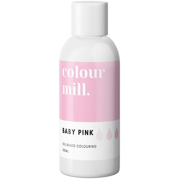 Colour Mill Oil-Based Food Coloring, 100 Milliliters Baby Pink