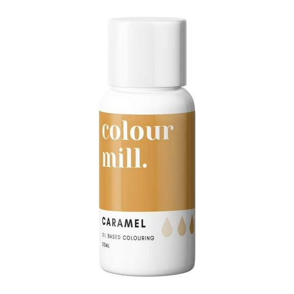 Colour Mill Oil-Based Food Coloring, 20 Milliliters Caramel