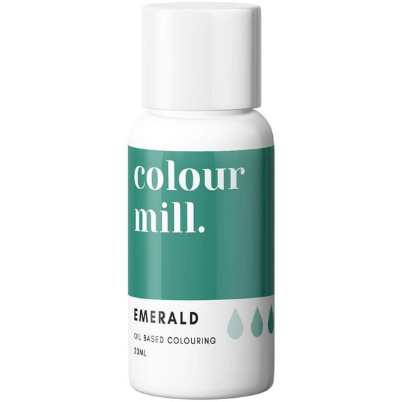 Colour Mill Oil-Based Food Coloring, 20 Milliliters Emerald