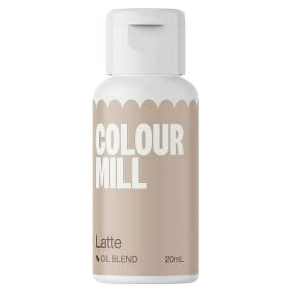 Colour Mill Oil-Based Food Coloring, 20 Milliliters Latte