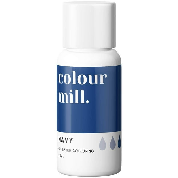Colour Mill Oil-Based Food Coloring, 20 Milliliters Navy