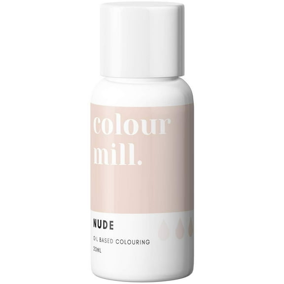 Colour Mill Oil-Based Food Coloring, 20 Milliliters Nude