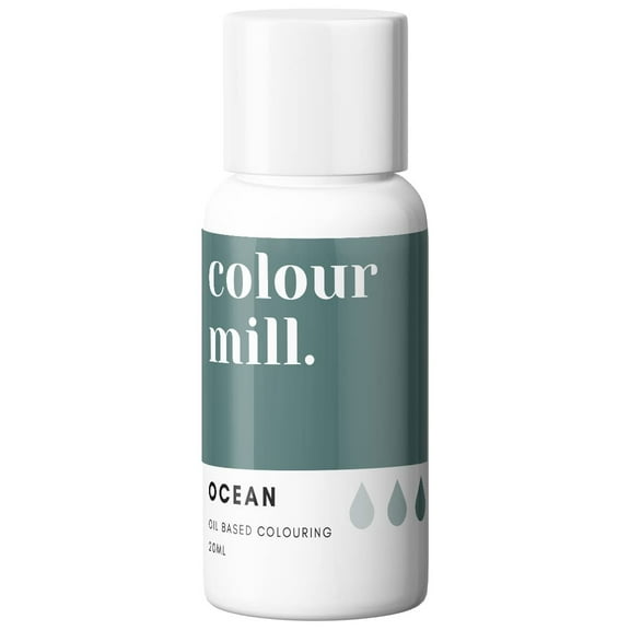 Colour Mill Oil-Based Food Coloring, 20 Milliliters Ocean