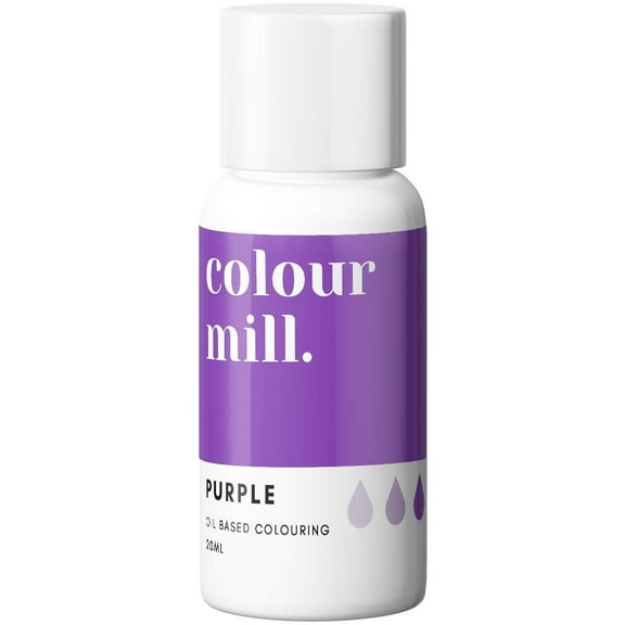 Colour Mill Oil-Based Food Coloring, 20 Milliliters Purple