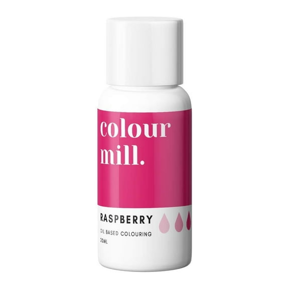 Colour Mill Oil-Based Food Coloring, 20 Milliliters Raspberry