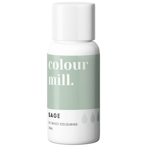 Colour Mill Oil-Based Food Coloring, 20 Milliliters Sage