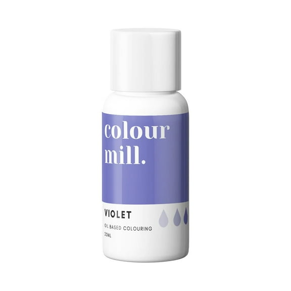 Colour Mill Oil-Based Food Coloring, 20 Milliliters Violet