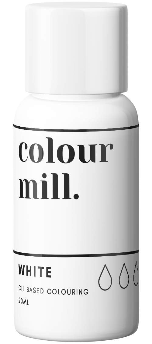 Colour Mill Oil-Based Food Coloring, 20 Milliliters Each of 6 Colors:  Black, Royal, Red, Green, Yellow and Orange 