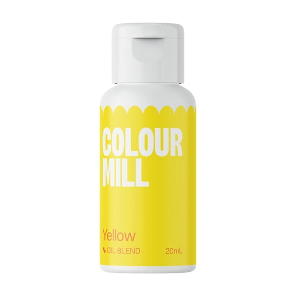 Colour Mill Oil-Based Food JKF25 Coloring, 20 Milliliters Yellow