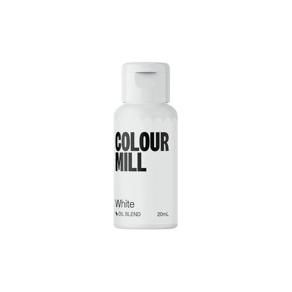Colour Mill Oil-Based Food OKA4Coloring, 20 Milliliters White