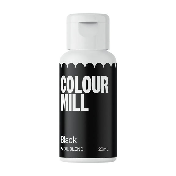 Colour Mill Oil-Based Food OLF24 Coloring, 20 Milliliters Black