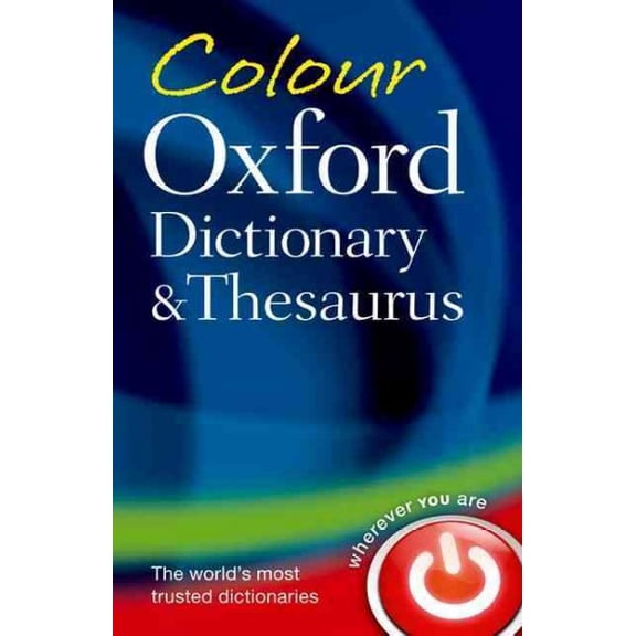 Pre-Owned Colour Oxford Dictionary & Thesaurus Paperback