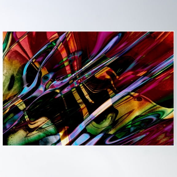 Colour Splash Poster Wall Art, Modern Wall Decor For Living Room Bedroom, 8x12 UNFRAMED