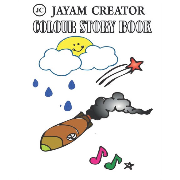 COLOUR STORY BOOK: Elephant Rabbit Paperback 1692890107 9781692890100 JAYAM CREATOR, BUVANESWARI S