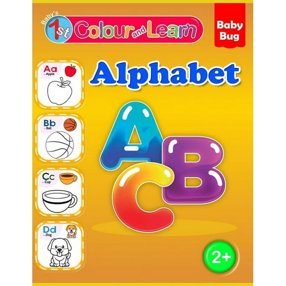Colour and Learn Colour and Learn: Alphabet, (Paperback)