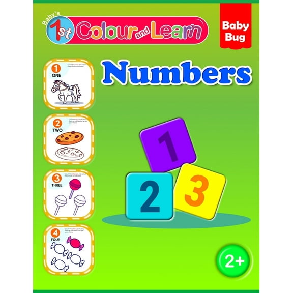 Colour and Learn Colour and Learn: Numbers, (Paperback)