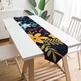 thumbnail image 1 of ColourLife Table Runner Bright Colorful Flowers Washable Table Cloth Runner for Holiday Home Wedding Table Top Decoration 13x70 Inches, 1 of 3