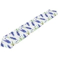 thumbnail image 1 of ColourLife Table Runner Delicate Lavender Flowers Washable Table Cloth Runner for Holiday Home Wedding Table Top Decoration 13x70 Inches, 1 of 5