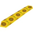 thumbnail image 1 of ColourLife Table Runner Yellow Sunflower Pattern Washable Table Cloth Runner for Holiday Home Wedding Table Top Decoration 13x70 Inches, 1 of 5