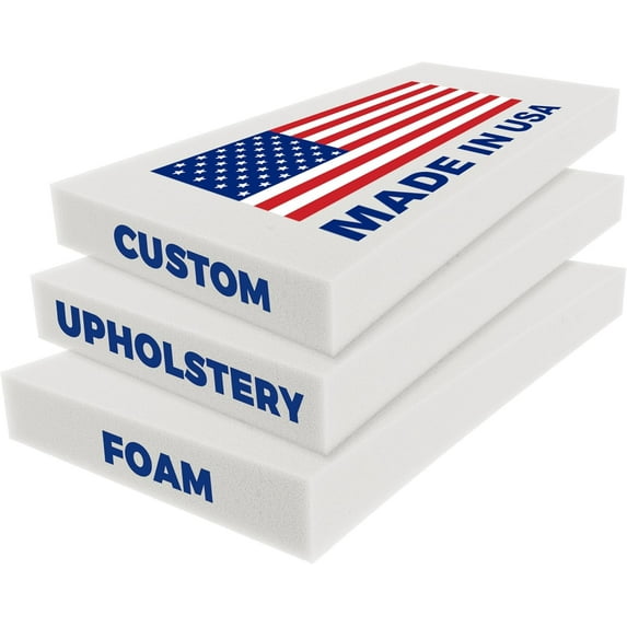 ColourTree 1 Inch Thick High Density 70D Upholstery Foam Cushion Sheet - Ideal for Seat Replacement, DIY Projects, Benches & Chairs, Wheelchair Cushion (Custom Sizes Available, Made in USA)