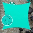 thumbnail image 1 of ColourTree 11' x 17' Custom Size Turquoise Rectangle Waterproof Sun Shade Sail Canopy Awning Shelter, 95% UV Blockage UV & Water Resistant, Outdoor Patio Garden Carport (We Make Custom Size), 1 of 7