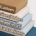 thumbnail image 1 of ColourTree 4 Inch Thic Custom Size Bench Cushion for Indoor/Outdoor Patio Furniture/Chair/Window Seat, Premium 70D High-Resilience Foam (Custom Sizes/Colors/Thickness/Samples Available), 1 of 21