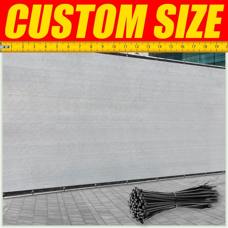 Black 6'x50' Fence Windscreen Privacy Screen Shade Cover Fabric Mesh Black 6'x50' Fence Windscreen Privacy Screen Shade Cover Fabric Mesh