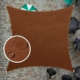 thumbnail image 1 of ColourTree 5' x 5' Custom Size Brown Square Waterproof Sun Shade Sail Canopy Awning Shelter, 95% UV Blockage UV & Water Resistant, Outdoor Patio Garden Carport (We Make Custom Size), 1 of 6