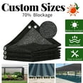thumbnail image 1 of ColourTree 70% Black Shade Cloth, 10FT x 20FT Mesh Tarp, UV Resistant Netting with Upgrade Grommets for Plant Cover, Greenhouse, Chicken Coop, Barn, Kennel, Garden, 1 of 10