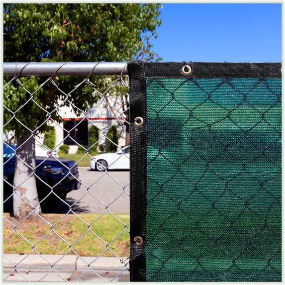 ColourTree 90% 2' x 5' Green Custom Size Dog Shade Cover Canopy Shade Cloth/ Privacy Screen with Grommets for Pergola, Outdoor, Patio, Garden Fence, Apartments Railing (We Make Custom Size )