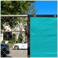 thumbnail image 1 of ColourTree 90% 4' x 26' Turquoise Custom Size Dog Shade Cover Canopy Shade Cloth/ Privacy Screen with Grommets for Pergola, Outdoor, Patio, Garden Fence, Apartments Railing （We Make Custom Size ), 1 of 2