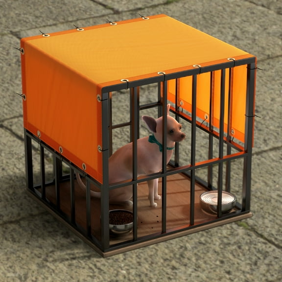 ColourTree 90% Sunblock Fabric 10x27' Orange Custom Size Waterproof Shade Cloth/Privacy Screen with Grommets for Pergola, Outdoor, Patio, Garden Fence, Apartments Railing Cover Canopy