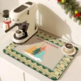 thumbnail image 1 of ColourTree Chirstmas Gift Dish Drying Mat with Non-slip Rubber Backed, 1 of 4