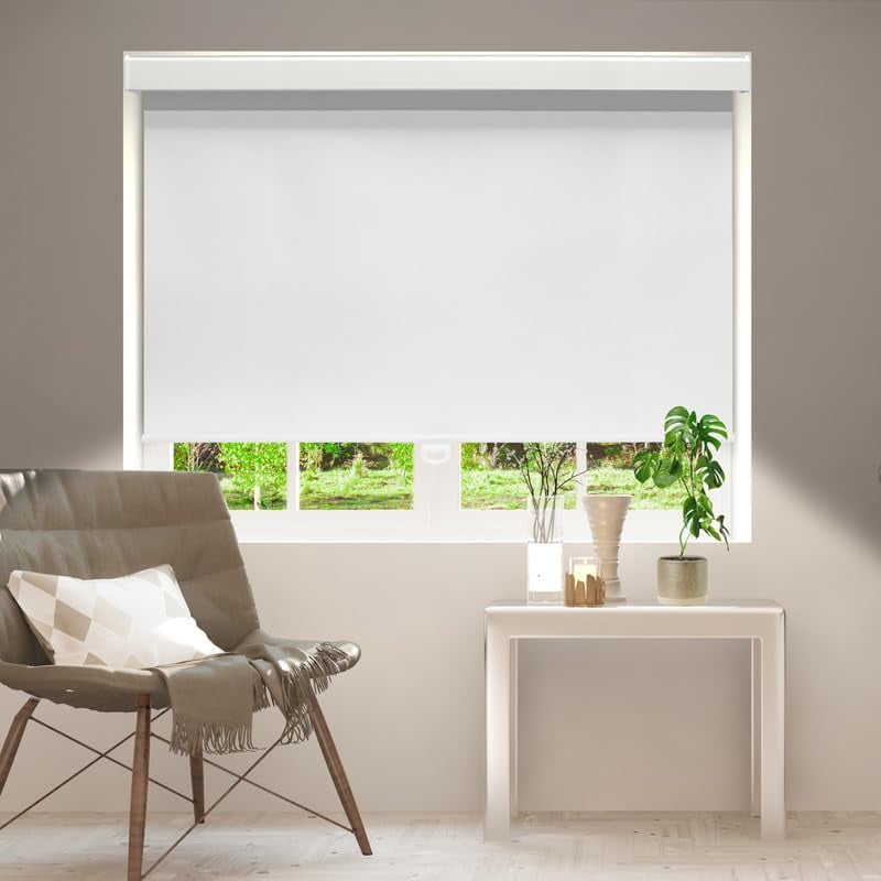 100% Blackout Blind 200x145 CM Window Non Drill Adhesive Blackout Shade