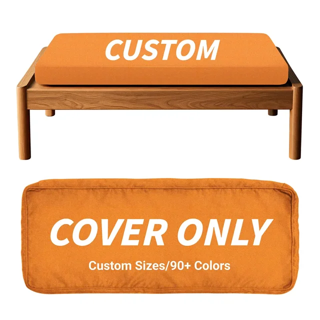 ColourTree Custom Cushion Covers with Zipper, Replaceable Custom Size