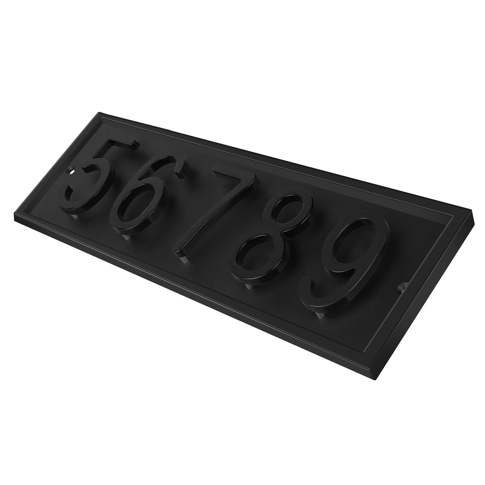 ColourTree Floating House Numbers Sign, Personalized Vertical or ...