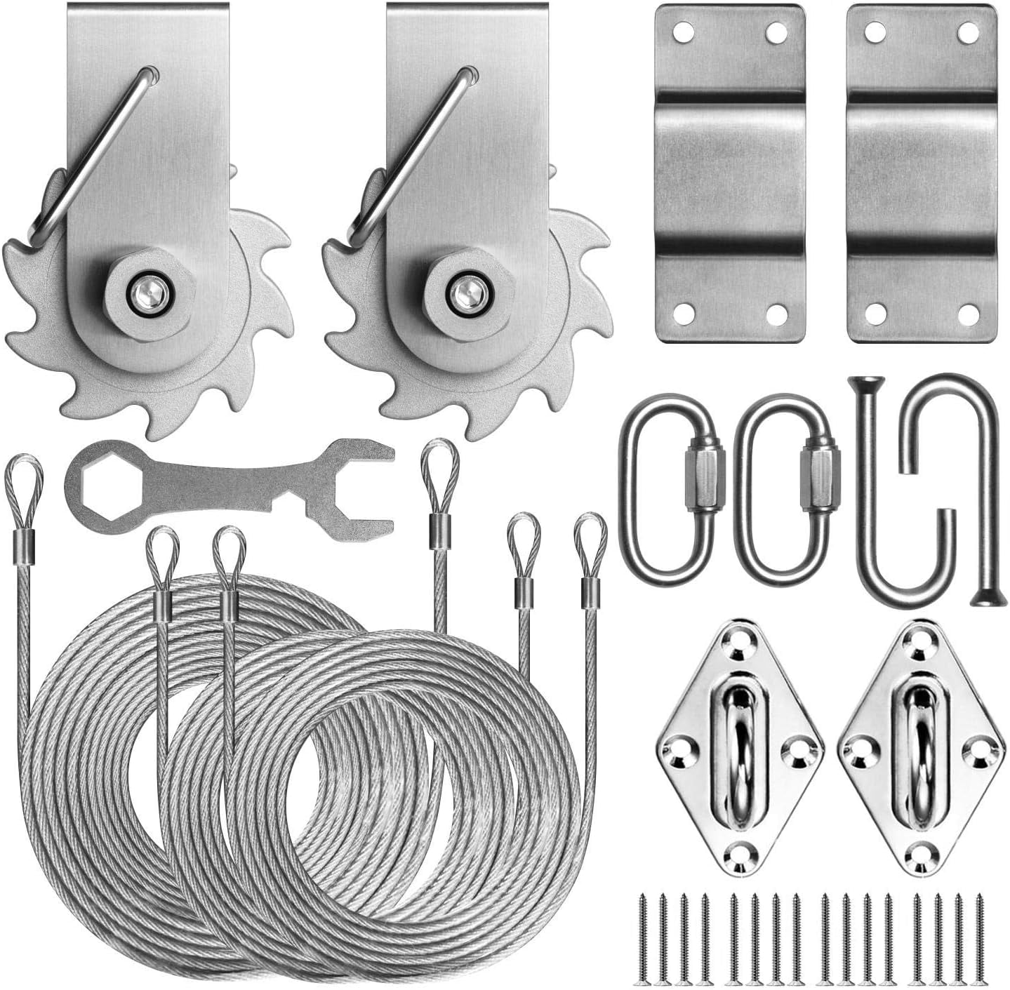 ColourTree Hardware Kit Winch Set for Rectangle/Square Sun Shade Sails