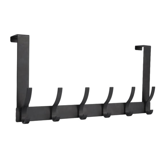 ColourTree Over The Door Hooks, Door Hanger Hooks, Over The Door Towel Racks for Bathroom with Coat Hooks