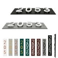 thumbnail image 1 of ColourTree Personalized Floating House Numbers Address Street Sign Plaque in Vertical/Horizontal, Aluminum Modern Front Door Sign - Made In USA (Custom Plate & Fonts Colors/Numbers), 1 of 10
