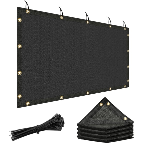 Colourtree 06 ft. x 03 ft. Privacy Mesh Fabric Dog Kennel Cover with Reinforced Grommets (We Make Custom Size)