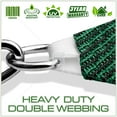 thumbnail image 1 of ColourTreeUSA  Custom Size Green Rectangle Sun Shade Sail Canopy UV Block 9' x 14' - Green, 1 of 5