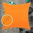 thumbnail image 1 of ColourTreeUSA  Square Waterproof Sun Shade Sail HDPE Mesh Fabric Screen Canopy UV Block 220 GSM 9.5' x 9.5' - Orange, 1 of 7