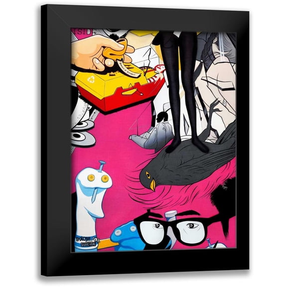 Colourblind Suicide 19x24 Black Modern Framed Museum Art Print Titled - Sheaâ‚¬Âs Got the Look