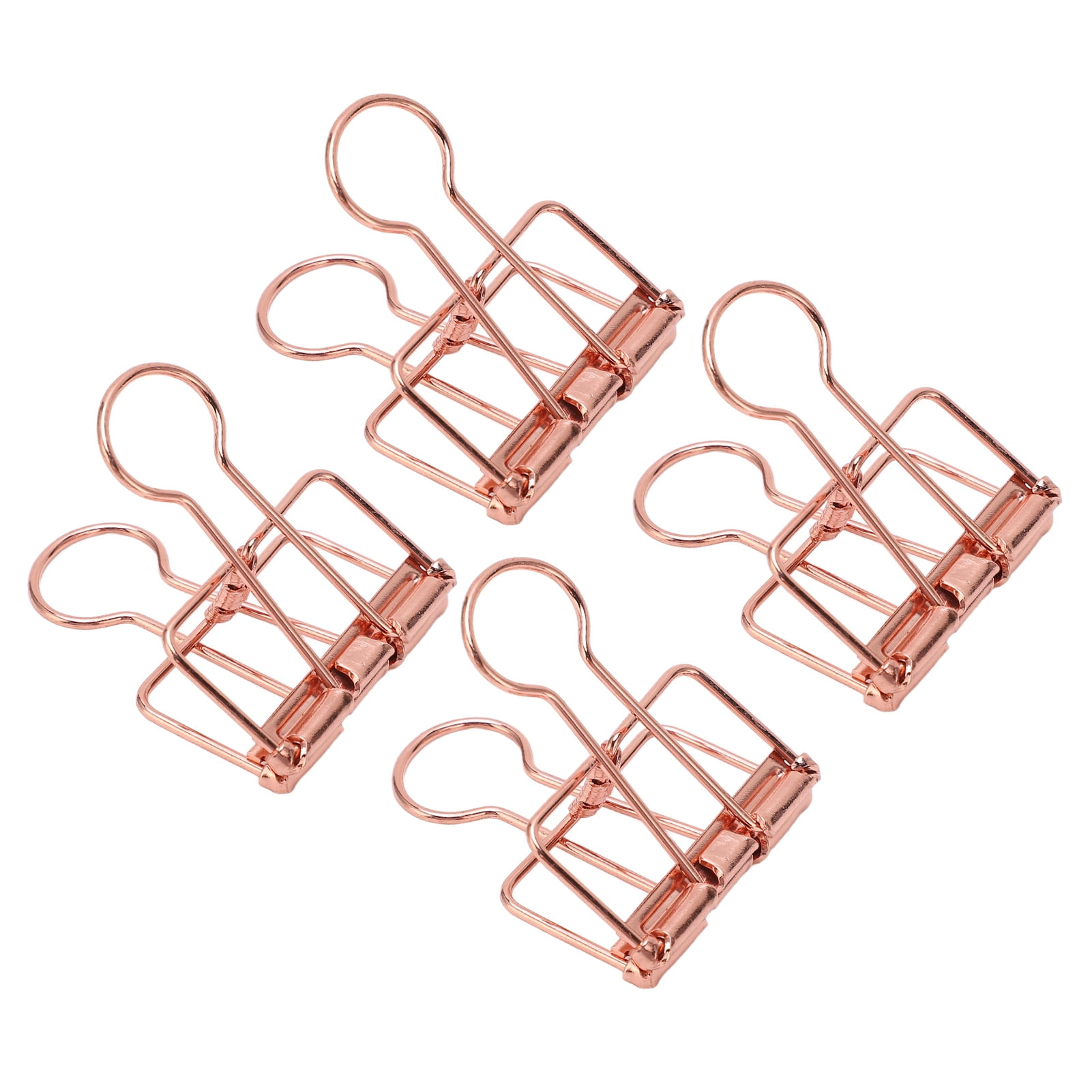 Coloured Binder Clip Metal Hollow Paper Clamps,50Pcs Hollow Binder