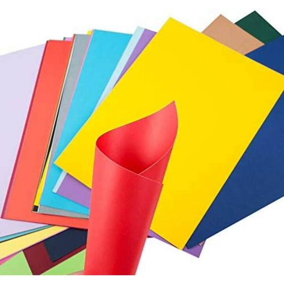 Coloured Card - A4 100 Sheet Pack 230gm, More Fun Crafting and Decorating, Sketch and Cutting Paper, 20 Assorted Colours